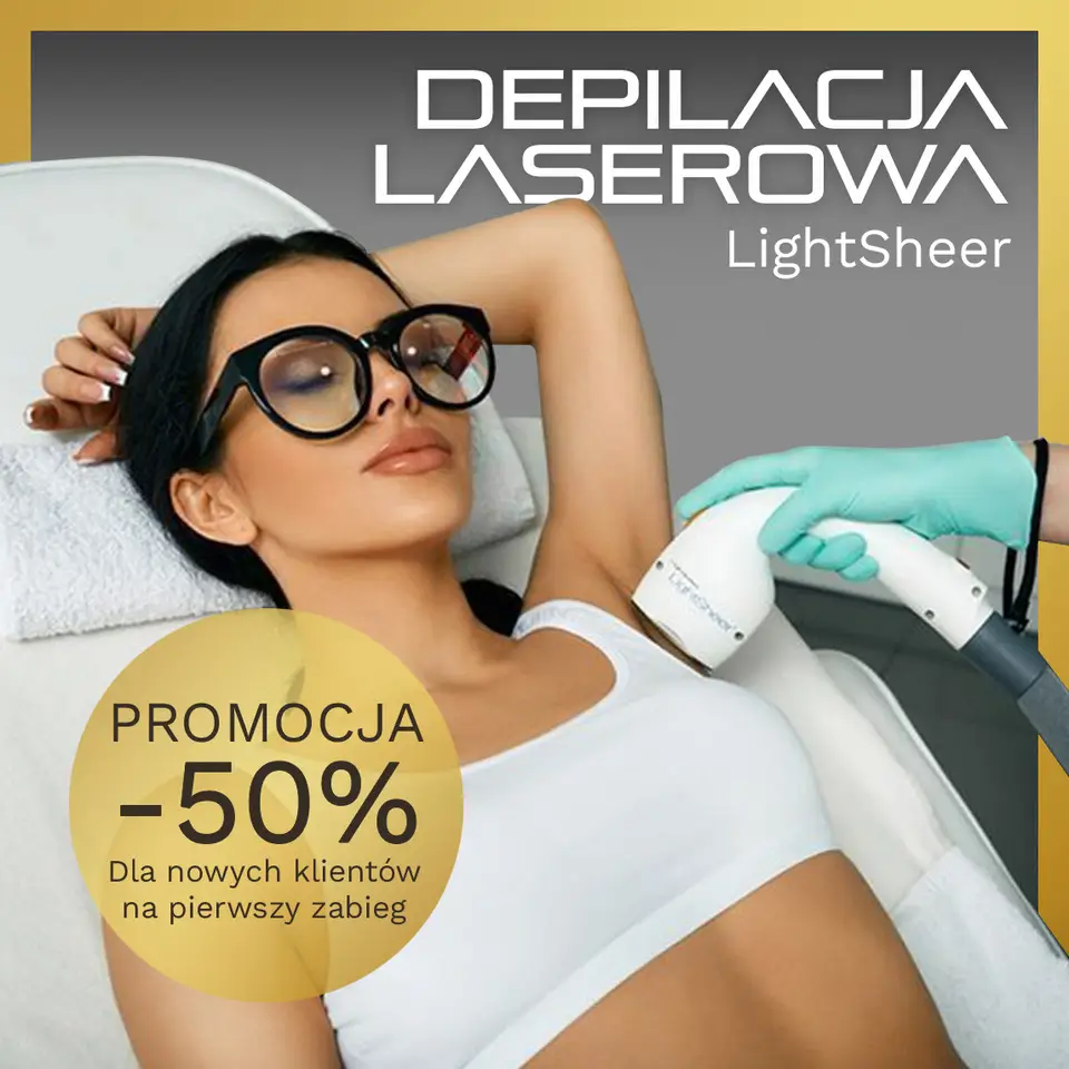 Depilacja Laserowa LightSheer Pro Laser Clinic, Łódź, kosmetologia estetyczna, promocja